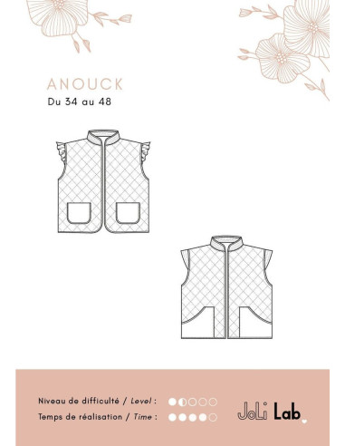 Anouck gilet patroon - Joli Lab
