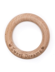 Houten bijtring 70 mm - Sweet Dreams