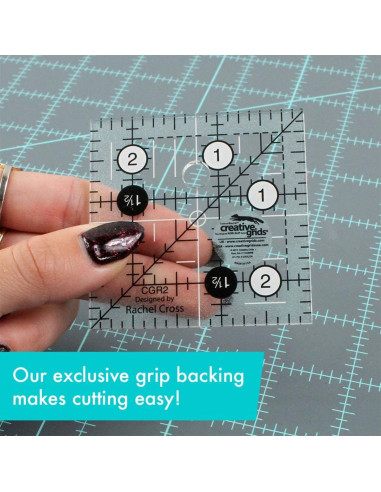 Vierkante quiltliniaal 2,5" x 2,5" Creative Grids
