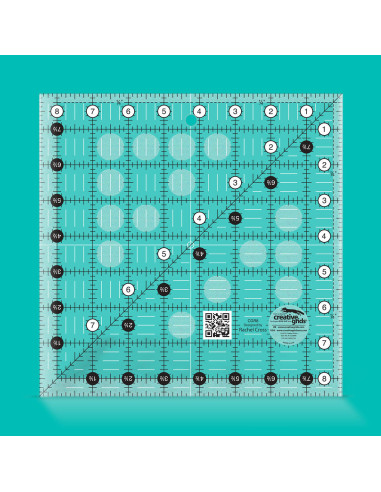 Quiltliniaal vierkant 8.5" x 8.5" Creative Grids