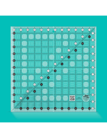 Quiltliniaal vierkant 12,5" x 12,5" Creative Grids