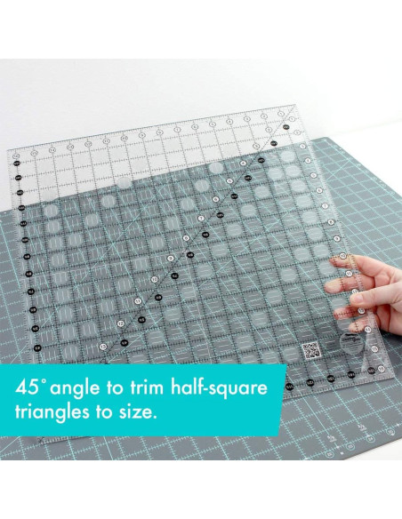 Creatieve Grids vierkante quiltliniaal 16,5" x 16,5"