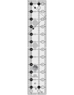 Rechthoekige quiltliniaal 2,5" x 12,5" Creative Grids