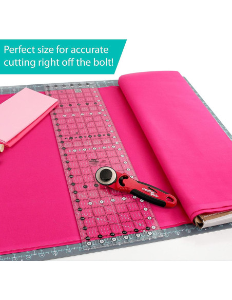 Rechthoekige quiltliniaal 6.5" x 24.5" Creative Grids