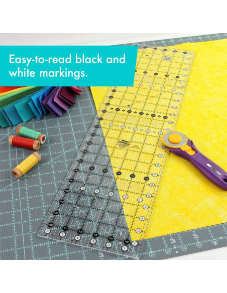 Rechthoekige quiltliniaal 6.5" x 24.5" Creative Grids