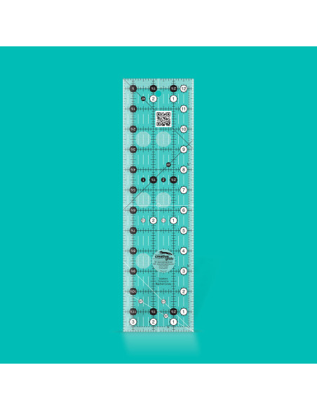 Rechthoekige quiltliniaal 3,5" x 12,5" Creative Grids