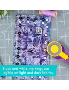 Rechthoekige quiltliniaal 4.5" x 8.5" Creative Grids 2