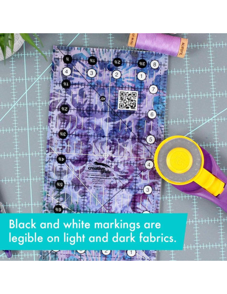Rechthoekige quiltliniaal 4.5" x 8.5" Creative Grids