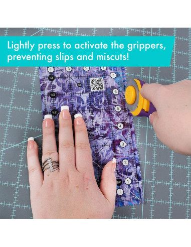 Rechthoekige quiltliniaal 4.5" x 8.5" Creative Grids