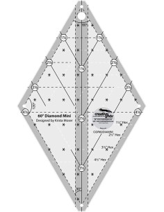 Diamond Mini 60° Creative Grids quiltliniaal