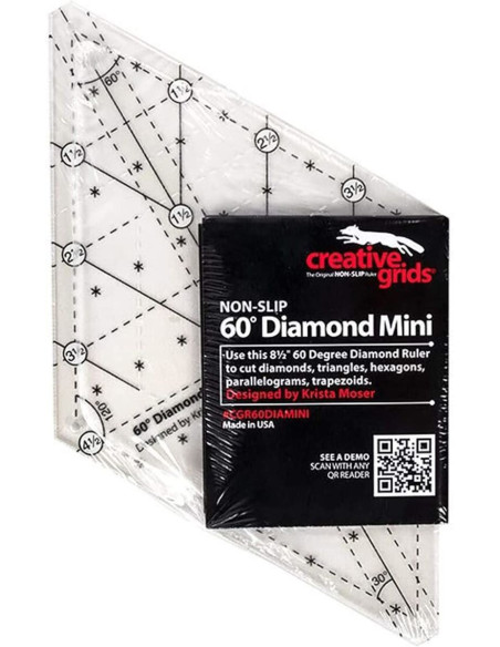 Diamond Mini 60° Creative Grids quiltliniaal