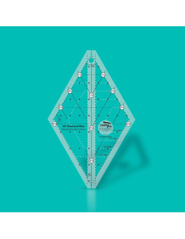 Diamond Mini 60° Creative Grids quiltliniaal