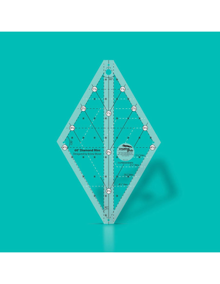 Diamond Mini 60° Creative Grids quiltliniaal