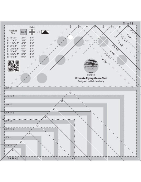 Ultimate Flying Geese Creative Grids liniaal