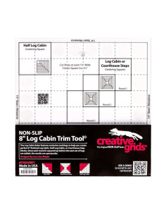 8" Log Cabin Trim Tool Creative Grids-regel 2