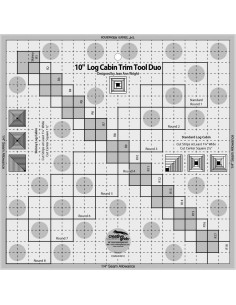 Log Cabin Trim Tool Duo Creative Grids-regel