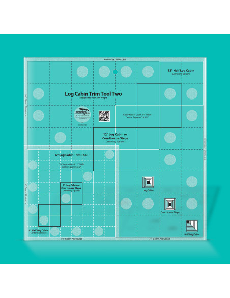 Log Cabin Trim Tool Two Creative Grids liniaal