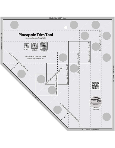 Pineapple Trim Tool Creative Grids liniaal