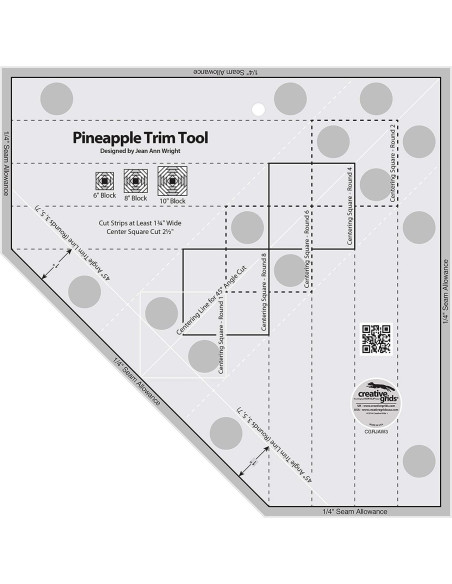 Pineapple Trim Tool Creative Grids liniaal