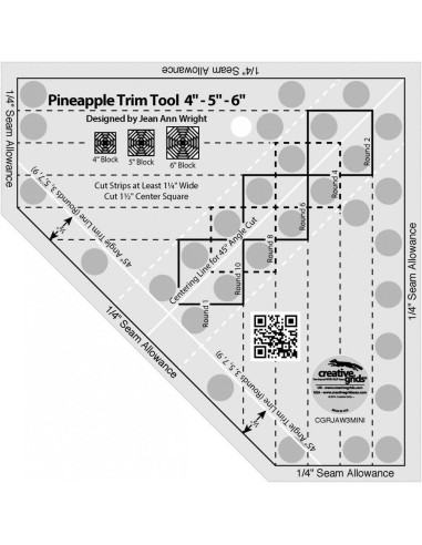 Pineapple Trim Tool Mini Creative Grids Liniaal