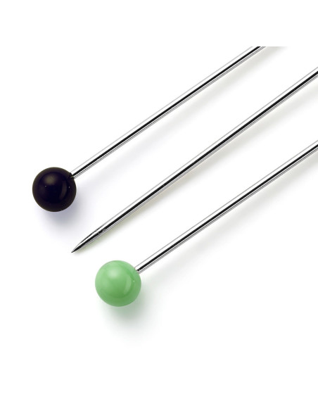 Doos van 30 gram extra lange glaskopspelden assorti Prym