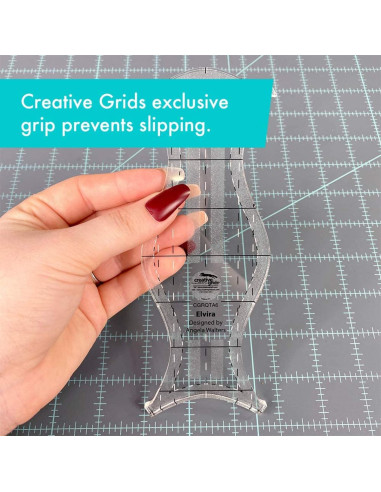 Elvira Machine Quilting Tool Creative Grids Liniaal