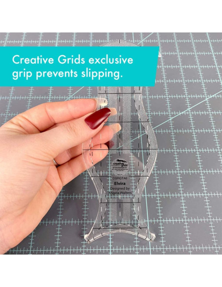 Elvira Machine Quilting Tool Creative Grids Liniaal
