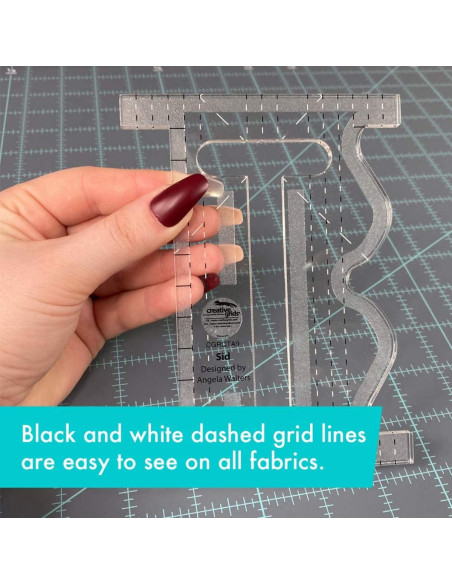 Sid Machine Quilting Tool Creative Grids-regel
