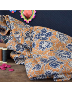 Viscose stof Neela biscuit - Singulière door Cousette