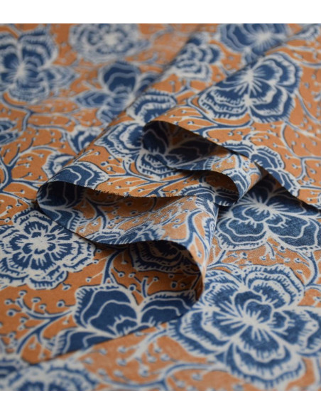 Viscose stof Neela biscuit - Singulière door Cousette
