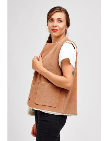Hathor mouwloos vest patroon - I am patterns