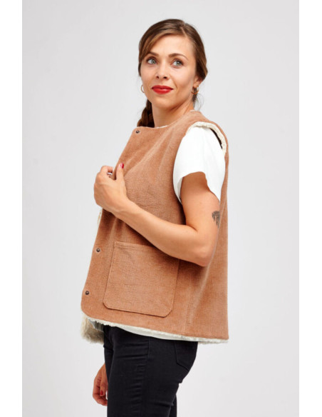 Hathor mouwloos vest patroon - I am patterns