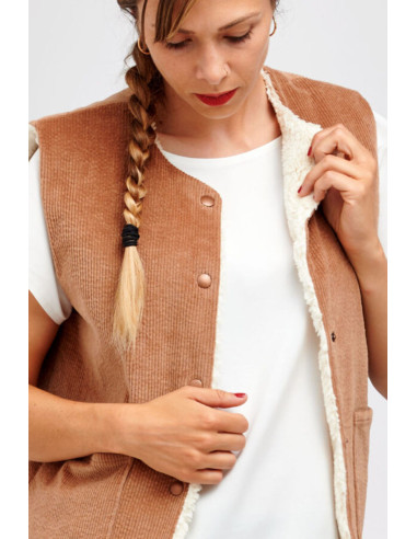 Hathor mouwloos vest patroon - I am patterns