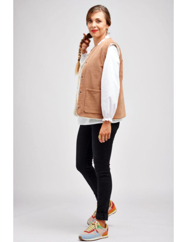 Hathor mouwloos vest patroon - I am patterns
