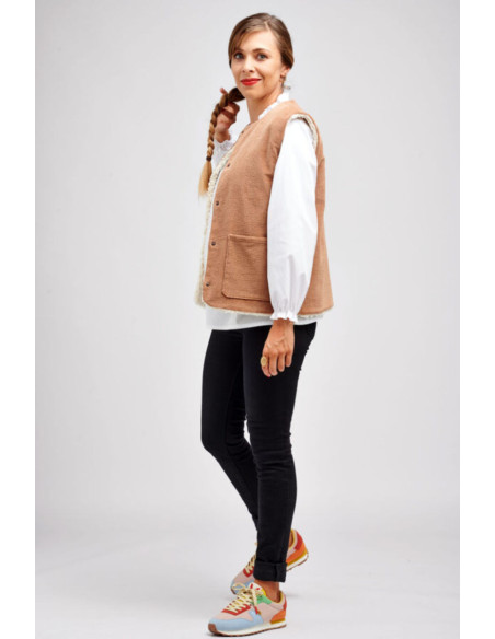 Hathor mouwloos vest patroon - I am patterns