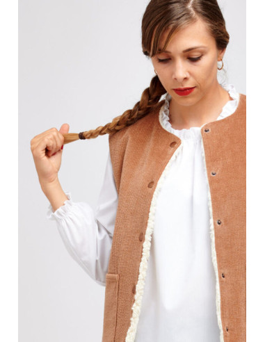 Hathor mouwloos vest patroon - I am patterns