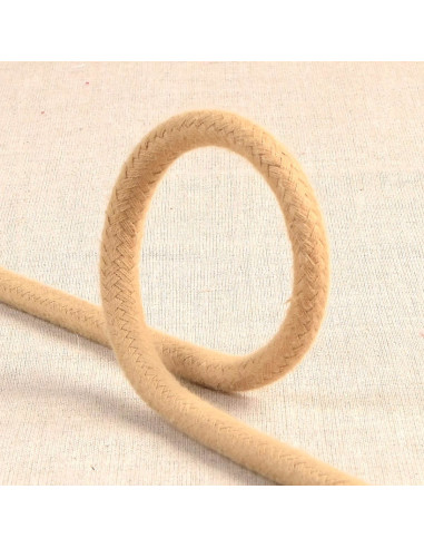 Gevlochten koord - Beige
