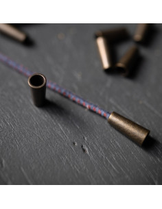 Oude messing metalen koordstop Merchant & Mills 2