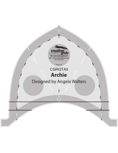 Archie Machine Quilting Tool Creative Grids-regel