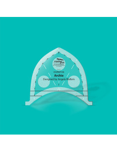 Archie Machine Quilting Tool Creative Grids-regel 2