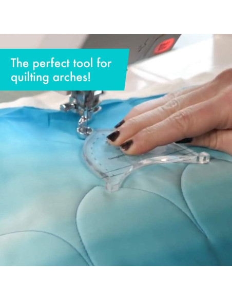 Archie Machine Quilting Tool Creative Grids-regel