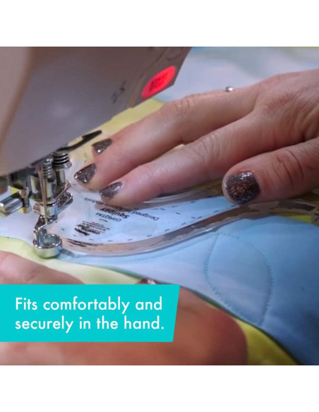 Squiggy Machine Quilting Tool Creative Grids Liniaal