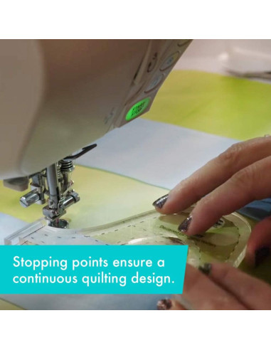 Squiggy Machine Quilting Tool Creative Grids Liniaal