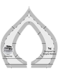 Taj Machine Quilting Tool Creative Grids-regel