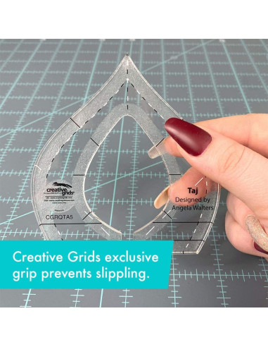 Taj Machine Quilting Tool Creative Grids-regel