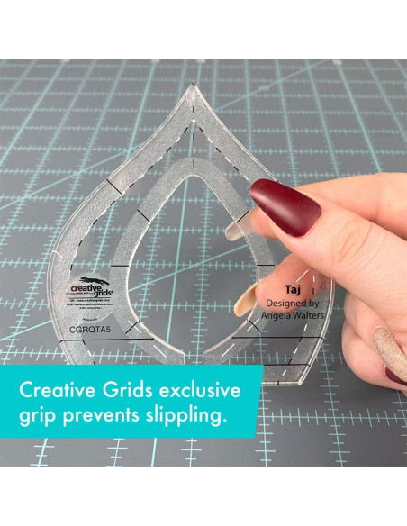 Taj Machine Quilting Tool Creative Grids-regel