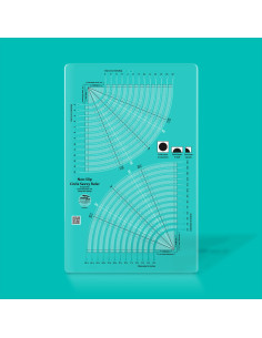 Circle Savvy Liniaal 11.75" x 18.5" Creative Grids 2