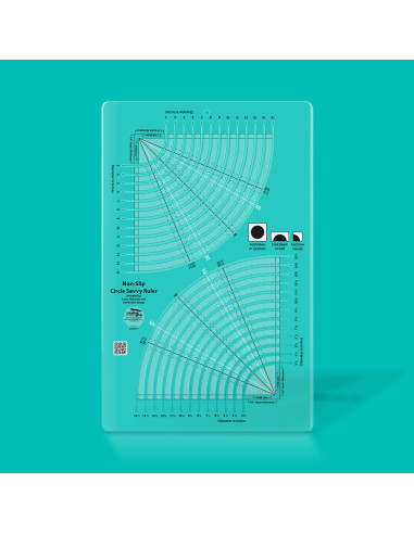 Circle Savvy Liniaal 11.75" x 18.5" Creative Grids