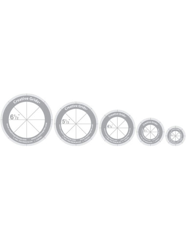 Set van 5 cirkelregels Creative Grids