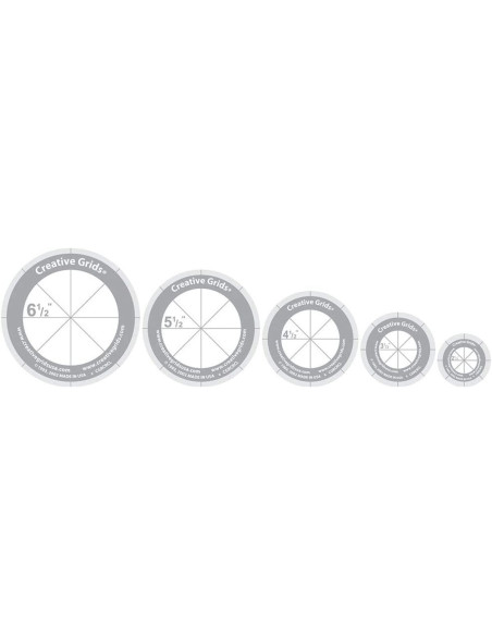 Set van 5 cirkelregels Creative Grids